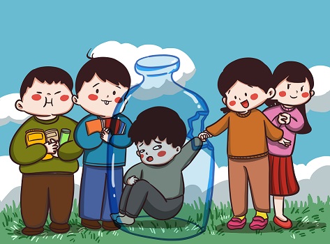 摄图网_401867299_关爱自闭症儿童插画（企业商用）.jpg